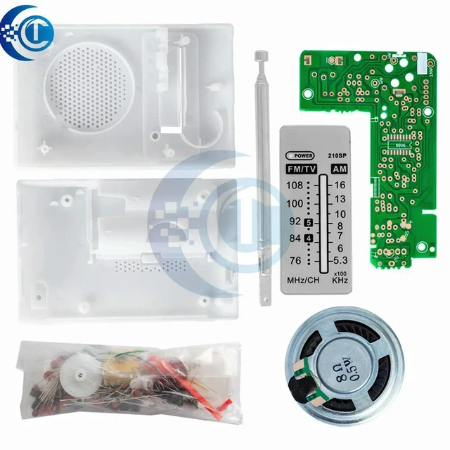 Alt view image 3 of 3 - AJMRTC CF210SP AM FM Radio Receiver DIY Module Kit, Soldering Electronic Learning Set, AM FM Signal Reception Circuit Board for STEM Education, Electronic Training & DIY Projects