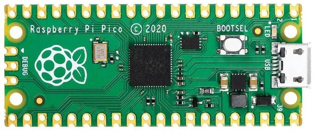 Main image of AJMRTC Raspberry Pi Pico Microcontroller Board, Low-Cost High-Performance RP2040 Chip with Flexible Digital Interfaces for Embedded Programming IoT & Electronic DIY Projects