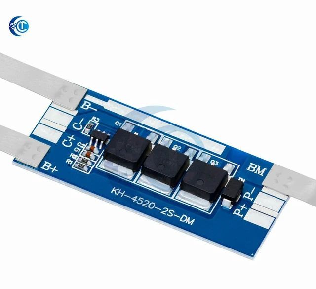 Alt view image 2 of 3 - AJMRTC 2S 7.4V High Current BMS Protection Board, for 18650 26650 Lithium Polymer Battery Pack, Charge Discharge Management Module for Vacuum Cleaners & Small EV DIY Projects