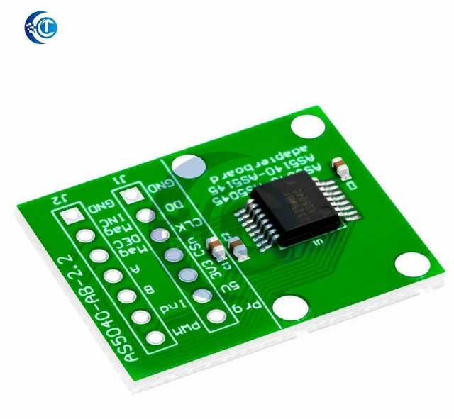 Alt view image 3 of 3 - AJMRTC AS5040-ASST Programmable Contactless Magnetic Rotary Encoder Sensor Module, Non-contact Magnetic Angle Sensor Replaces Optical Encoder for Motor Position Control DIY Projects