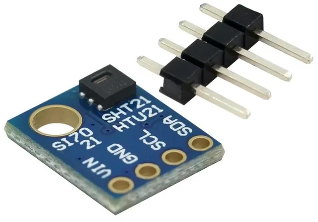 Alt view image 3 of 3 - AJMRTC GY-SHT21 High Precision Humidity Temperature Sensor Module, I2C Interface, Compatible with Si7021 GY-21 HTU21, Industrial Digital Humidity & Temperature Detector for Arduino Raspberry Pi DIY