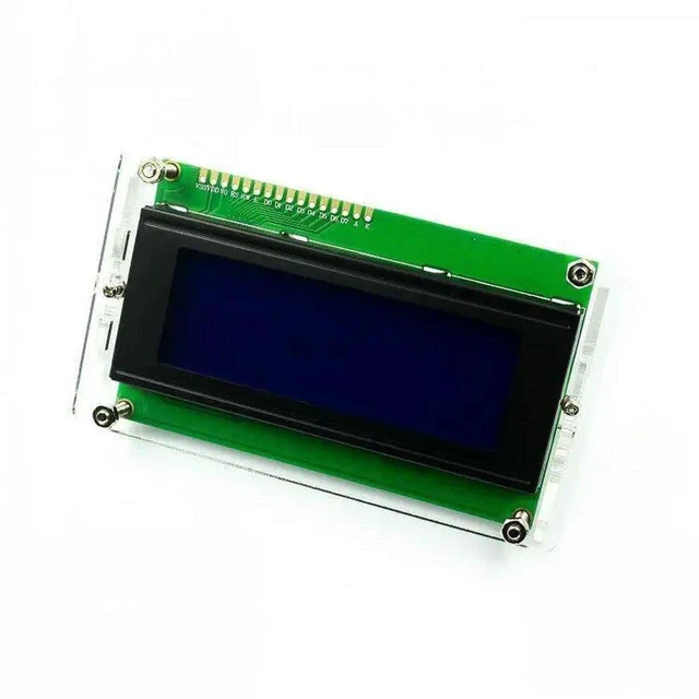 Main image of AJMRTC Transparent Acrylic Shell for LCD2004 LCD Screen, LCD2004 Display Case Holder with Screws and Nuts, Protective Enclosure Bracket, LCD Screen Housing, LCD Module Mounting Shell, LCD 2004 Case