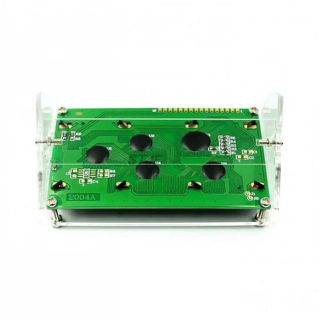 Alt view image 2 of 2 - AJMRTC Transparent Acrylic Shell for LCD2004 LCD Screen, LCD2004 Display Case Holder with Screws and Nuts, Protective Enclosure Bracket, LCD Screen Housing, LCD Module Mounting Shell, LCD 2004 Case