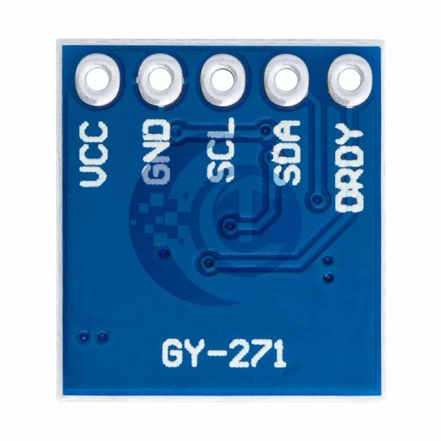 Alt view image 2 of 3 - AJMRTC 1PCS GY-271 Electronic Compass Module, HMC5883L Triple Axis Magnetic Field Sensor, Three-axis Magnetometer Digital Compass Board for Arduino Raspberry Pi DIY Navigation Projects
