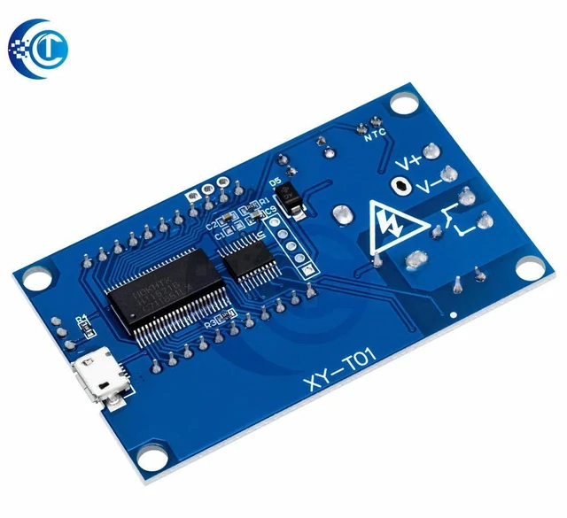 Alt view image 2 of 3 - AJMRTC XY-T01 Digital Thermostat Temperature Controller Module, Heating & Refrigeration Control Switch, High Precision Temp Control Board for DIY Electronic and Temperature Regulation Projects