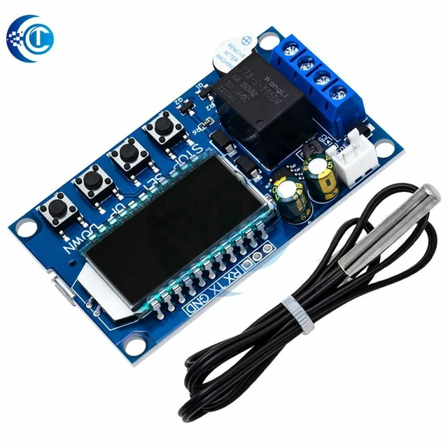 Alt view image 3 of 3 - AJMRTC XY-T01 Digital Thermostat Temperature Controller Module, Heating & Refrigeration Control Switch, High Precision Temp Control Board for DIY Electronic and Temperature Regulation Projects