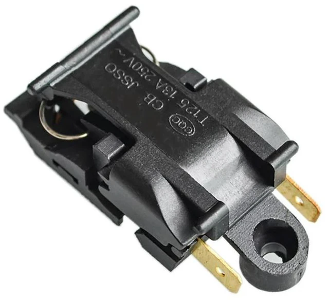 Alt view image 3 of 3 - AJMRTC XE-3 JB-01E 13A Electric Kettle Steam Switch Thermostat, AC 250V Auto Cut Off Temperature Control Switch, Replacement Kettle Accessory for Electric Water Kettle Repair