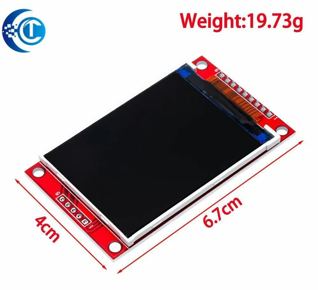 Alt view image 2 of 3 - AJMRTC 2.2 Inch 240x320 SPI TFT LCD Display Module, ILI9341 Driver Screen Panel, SPI Interface Color LCD Screen for Arduino Raspberry Pi DIY Electronic Projects