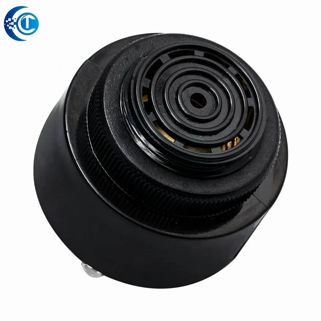 Alt view image 2 of 3 - AJMRTC SFM380 Active Buzzer, DC12V/24V Piezoelectric Continuous Sound Alarm Speaker, Car Dedicated Electronic Beep Warning Buzzer for Vehicle, Industrial Equipment and DIY Alarm Projects
