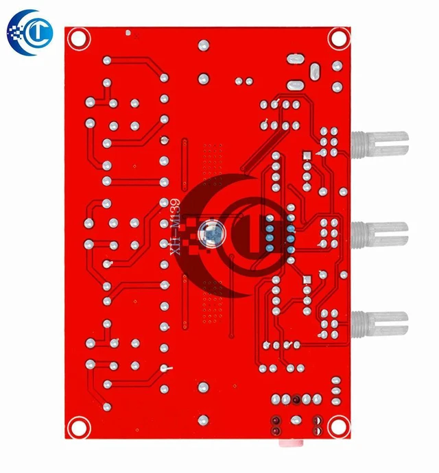 Alt view image 2 of 3 - AJMRTC XH-M139 2.1 Channel TPA3116D2 Class D Amplifier Board, 2×50W+100W HiFi Audio Power Amp Module, DC 12V-24V Wide Voltage Subwoofer Amplifier for DIY Home Speaker, Car Audio Sound System Upgrade