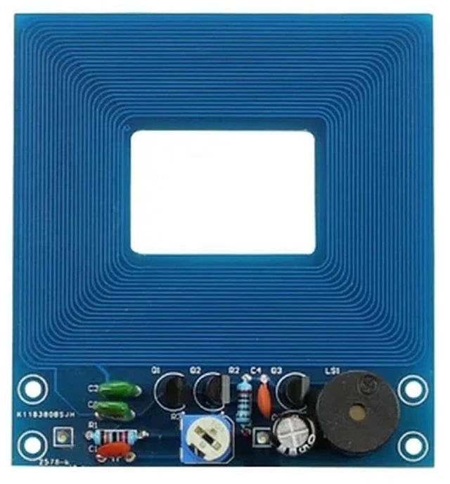 Main image of AJMRTC Metal Detector Unassembled DIY Kit, 3V-5V Electronic Assembly Suite, Integrated Circuit Board Module, Soldering Practice Project for Electronic Hobbyists and Student Circuit Learning