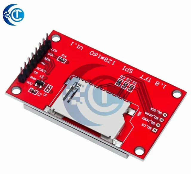 Alt view image 3 of 3 - AJMRTC 1PCS 1.8 inch TFT LCD Screen Module, SPI Serial Interface, 128×160 Resolution Display Panel, Compatible with 51 MCU, Supports 4 IO Port Driver for Electronic DIY and Embedded Project