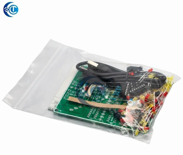 Main image of AJMRTC NE555 CD4017 LED Flasher DIY Kit, Dual Color Red Yellow Strobe Light Module, Soldering Assembly Project for Electronic STEM Education and Circuit Learning Experiment