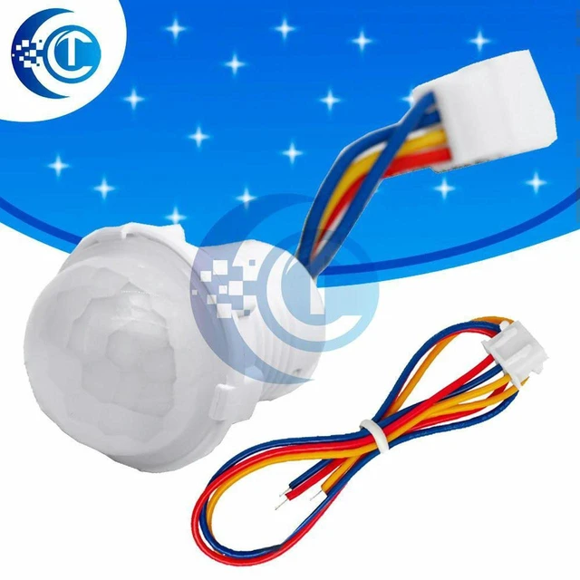 Main image of AJMRTC AC85-265V PIR Motion Sensor Switch, Automatic Infrared Human Detector with 30 Second Time Delay, Body Induction Control Module for LED Light, Lamp and Indoor Lighting Project