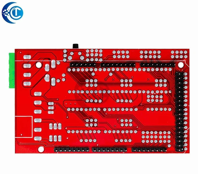 Alt view image 3 of 3 - AJMRTC 3D Printer Control Board, 1PC RAMPS 1.4 Controller Shield, Compatible with RepRap, Mendel, Prusa, Supports Stepper Motor Driver for DIY 3D Printer Assembly & Replacement Upgrade Projects