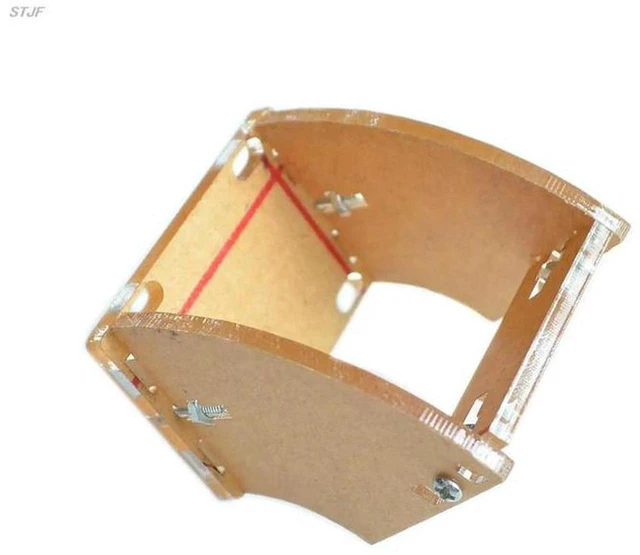 Alt view image 2 of 3 - AJMRTC 0.96 Inch OLED Display Module with Shell Case Holder Stents, 128X64 Resolution I2C SPI OLED LCD LED Screen Bracket, Protective Housing Stand for Arduino ESP32 STM32 DIY Electronic Projects