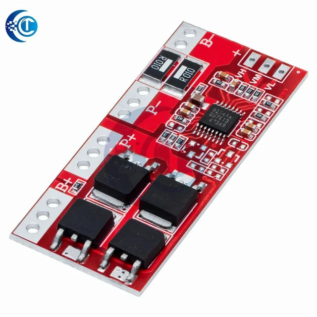 Alt view image 2 of 3 - AJMRTC 4S 30A Li-ion BMS Protection Board, 14.4V-16.8V Lithium Battery Management Module, Overcharge, Overdischarge, Overcurrent & Short Circuit Protection for 18650 Battery Pack DIY Power Projects