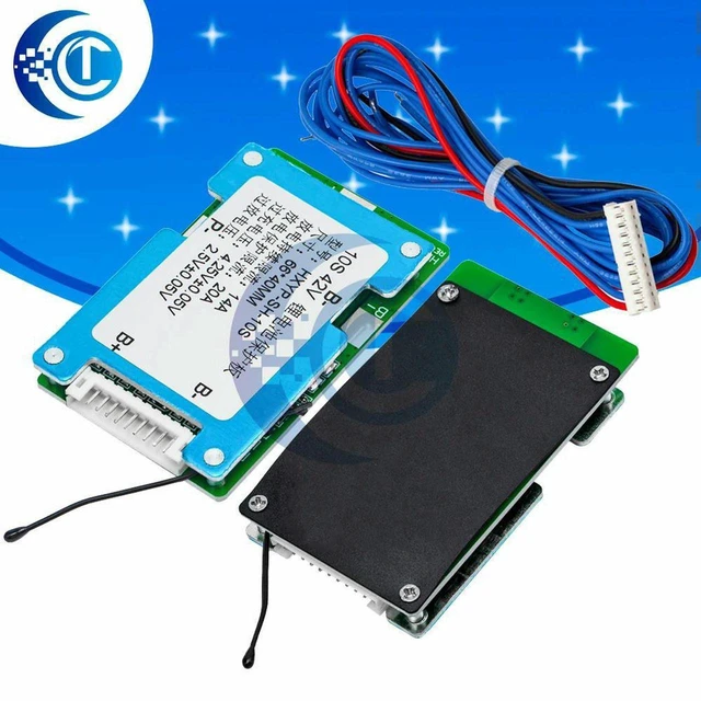 Main image of AJMRTC 10S 42V /15S Li-Polymer BMS Protection Board with Balance & Built-in Temperature Control, Lithium Battery Management Module, Multi Safety Protection for DIY Battery Pack Projects
