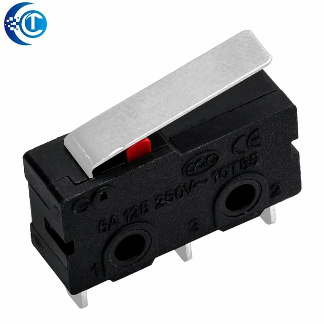Alt view image 2 of 3 - AJMRTC 10PCS KW113Z 3PIN Micro Switch, 5A 250VAC Buckle Style ON/OFF Tact Limit Switch, Snap Action Microswitches for Home Appliance, DIY Electronic Circuit & Equipment Replacement