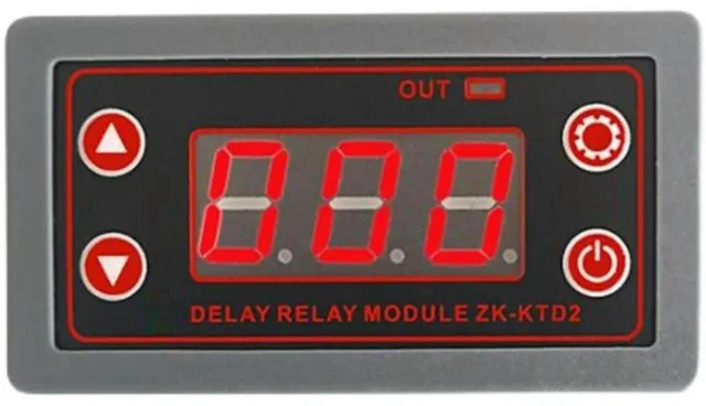 Main image of AJMRTC KTD2 Delay Relay Module, 5A, 5V 12V 24V Fully Compatible Trigger Cycle Timing Controller, Industrial Anti-Overshoot Timer Relay Board for Automation Control, DIY Electronic Circuit Projects
