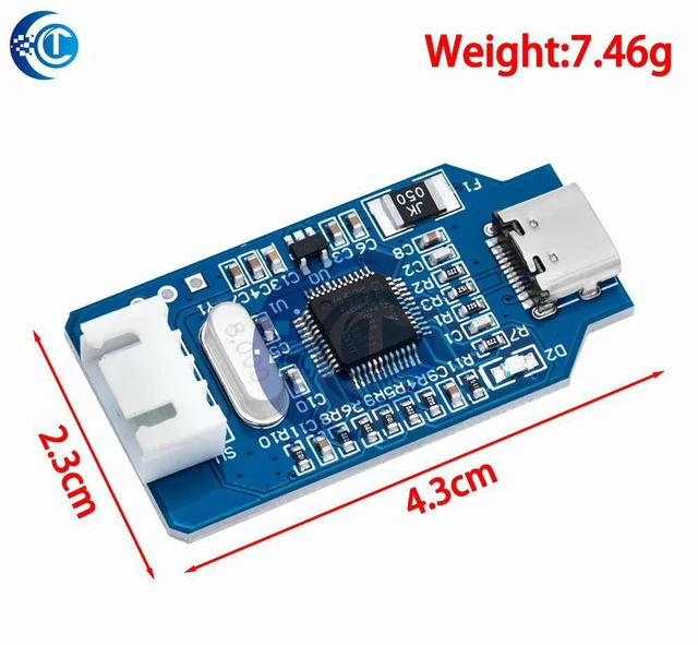 Alt view image 3 of 3 - AJMRTC Compatible J-Link OB ARM Simulation Debugger, SWD Programmer, Jlink V8 Downloader for STM32 MCU, Embedded Chip Programming, Firmware Download and Circuit Debugging Projects