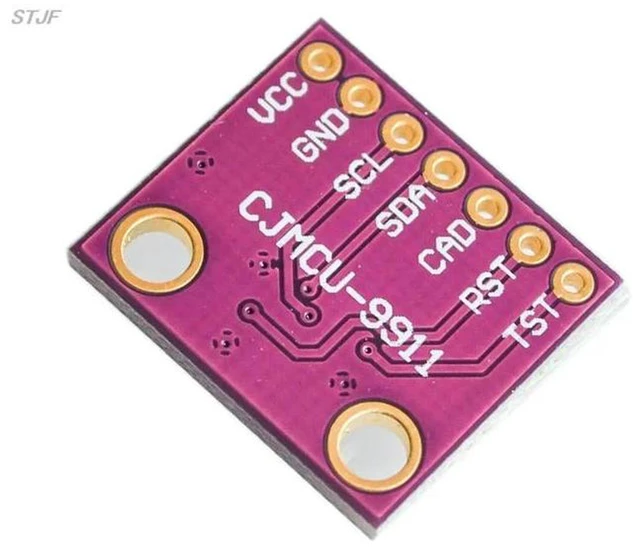 Alt view image 2 of 3 - AJMRTC MCU-9911 AK09911C Geomagnetic Hall Sensor Module, 3-Axis Magnetometer Digital Compass Module, I2C Interface Magnetic Field Detector for Positioning, Navigation, Electronic DIY and Arduino