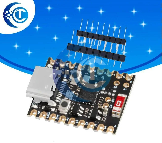 Main image of AJMRTC ESP32-H2 SuperMini Microcontroller Core Board, Low Power Programming Learning Development Controller, BLE Zigbee WiFi Wireless MCU Board for Electronic DIY and Embedded Prototyping