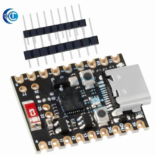 Alt view image 3 of 3 - AJMRTC ESP32-H2 SuperMini Microcontroller Core Board, Low Power Programming Learning Development Controller, BLE Zigbee WiFi Wireless MCU Board for Electronic DIY and Embedded Prototyping