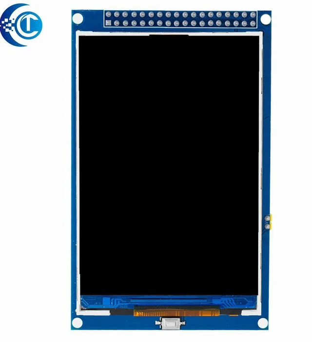 Alt view image 3 of 3 - AJMRTC 3.5" TFT LCD Display Module, 320×480 High Resolution Screen, Compatible with Arduino MEGA 2560 R3, Touch Optional for Embedded Display and Electronic DIY Projects