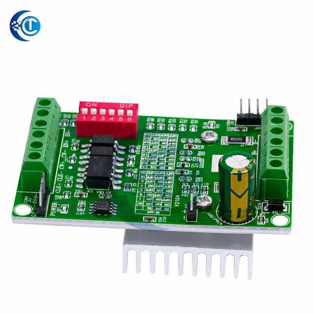 Alt view image 2 of 3 - AJMRTC TB6560 / TB67S109 Stepper Motor Driver Module, 3A High Current, 32 Microstep Controller Board for 42mm and 57mm Stepper Motors, CNC Router, Engraving Machine and DIY Motion Control Projects