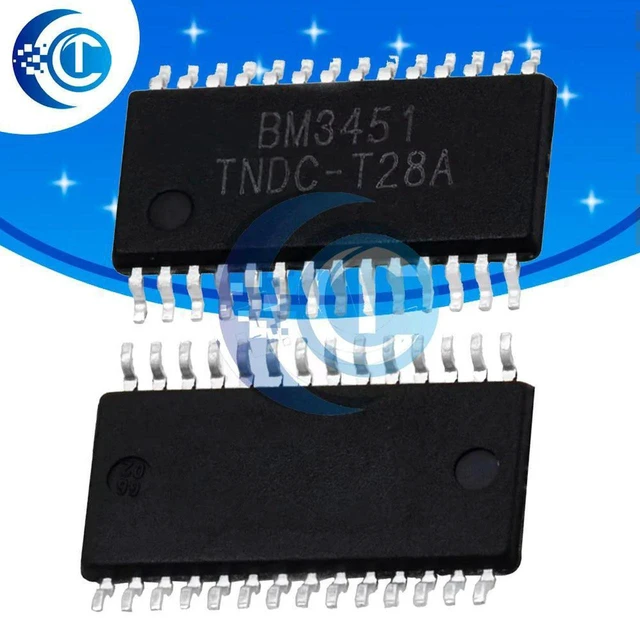 Alt view image 3 of 3 - AJMRTC 10PCS BYD BM3451TNDC-T28A BM3451 SOP-28 IC Chip, 3-5 Cells Lithium Battery Protection Integrated Circuit with Cell Balancing for BMS, Power Tool and UPS Electronic Projects