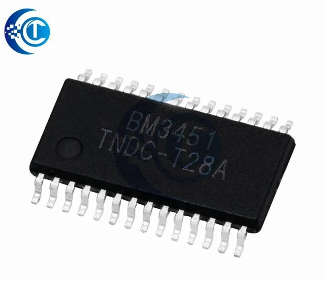 Alt view image 2 of 3 - AJMRTC 10PCS BYD BM3451TNDC-T28A BM3451 SOP-28 IC Chip, 3-5 Cells Lithium Battery Protection Integrated Circuit with Cell Balancing for BMS, Power Tool and UPS Electronic Projects