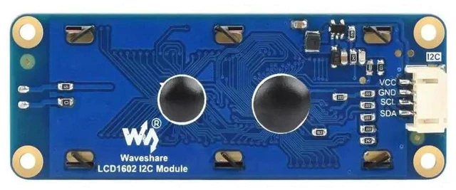 Main image of AJMRTC LCD1602 I2C Display Module, 16x2 Character LCD, White Text on Blue Background, 3.3V & 5V Dual Voltage, I2C Adapter Onboard for Arduino, Raspberry Pi and Electronic DIY Projects