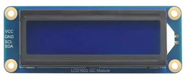 Alt view image 2 of 3 - AJMRTC LCD1602 I2C Display Module, 16x2 Character LCD, White Text on Blue Background, 3.3V & 5V Dual Voltage, I2C Adapter Onboard for Arduino, Raspberry Pi and Electronic DIY Projects