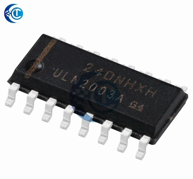 Alt view image 2 of 3 - AJMRTC 10PCS ULN2003ADR ULN2003A SOP16 IC Chip, Surface Mount SOP-17? No, SOP-16 Darlington Transistor Array, High Voltage High Current Driver for Relays, LEDs and Arduino DIY Electronic Projects