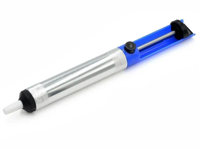 Main image of AJMRTC Aluminum Desoldering Pump, Solder Sucker Desoldering Gun Vacuum Soldering Removal Pen, Manual Desolder Tool for PCB Circuit Board Soldering Welding Repair Work