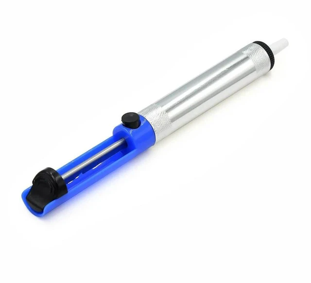 Alt view image 2 of 3 - AJMRTC Aluminum Desoldering Pump, Solder Sucker Desoldering Gun Vacuum Soldering Removal Pen, Manual Desolder Tool for PCB Circuit Board Soldering Welding Repair Work