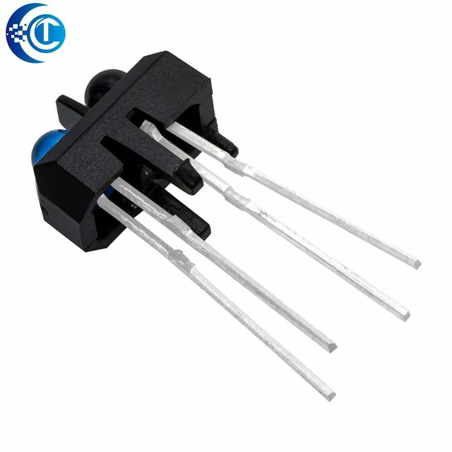 Alt view image 2 of 3 - AJMRTC 10pcs TCRT5000L TCRT5000 Reflective Infrared Optical Sensor, Photoelectric Switch IR Photoelectric Detector Module for Object Counting, Line Tracking and Obstacle Detection DIY Projects
