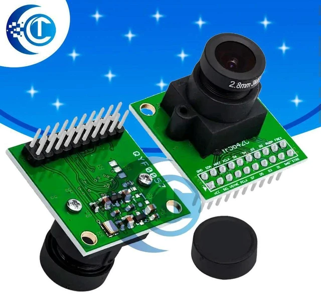 Main image of AJMRTC CS5642C-V3 Camera Module, OV5642 5MP CMOS Image Sensor with JPEG Interface, HD Camera Board Compatible with Arduino STM32 for DIY Vision Projects