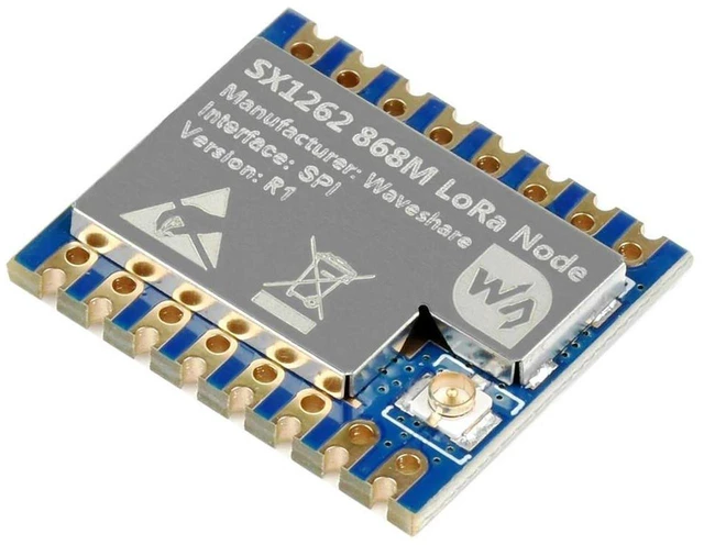 Main image of AJMRTC Core1262-868M LoRa Module SX1262 Wireless Transceiver Module, EU868 868MHz Band Anti-Interference RF Communication Module for IoT Sensor, Remote Data Transmission & Smart Device Projects
