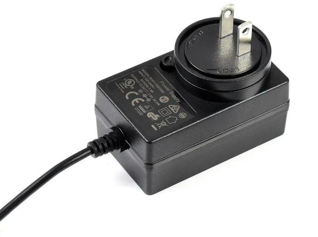 Main image of AJMRTC 12V 2A Power Supply Adapter, DC Jack Output Wall Mount Power Converter, 12Volt 24W AC to DC Transformer for LED Strip Light, Router, CCTV Camera, Electronic DIY and Household Equipment