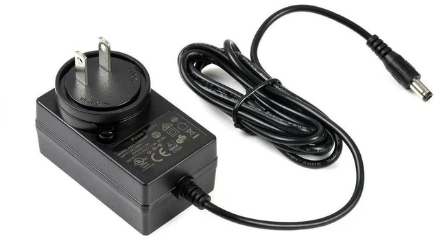 Main image of AJMRTC 12V 2A Power Adapter, 24W AC to DC Wall Power Supply with DC Jack Output, Regulated 12Volt 2Amp Transformer for LED Strip Lights, CCTV Camera, Router, Electronic DIY & Small Household Devices