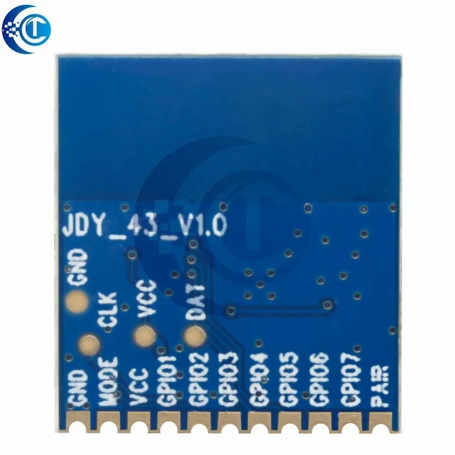 Alt view image 3 of 3 - AJMRTC JDY-43 Long Range RF Switch Module, 100M Wireless RF Transceiver Board, 1.8V-3.6V Low Voltage RF Control Module for IoT Sensor, Smart Home Wireless Remote Control & Electronic DIY Projects