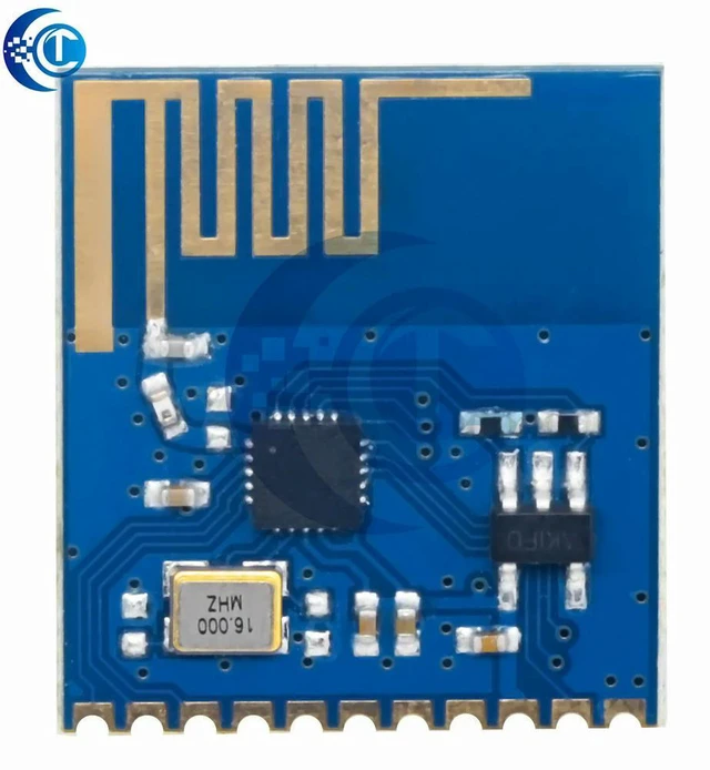 Alt view image 2 of 3 - AJMRTC JDY-43 Long Range RF Switch Module, 100M Wireless RF Transceiver Board, 1.8V-3.6V Low Voltage RF Control Module for IoT Sensor, Smart Home Wireless Remote Control & Electronic DIY Projects