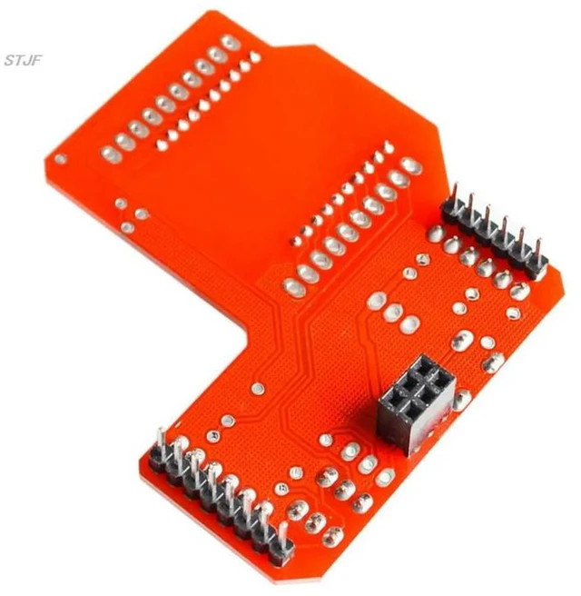 Alt view image 2 of 3 - AJMRTC XBee Zigbee Shield RF Module Expansion Board, Arduino Compatible XBee Carrier Shield, Serial UART Wireless Mesh Network Adapter for IoT Sensor, Smart Home & Wireless Data Transmission Projects