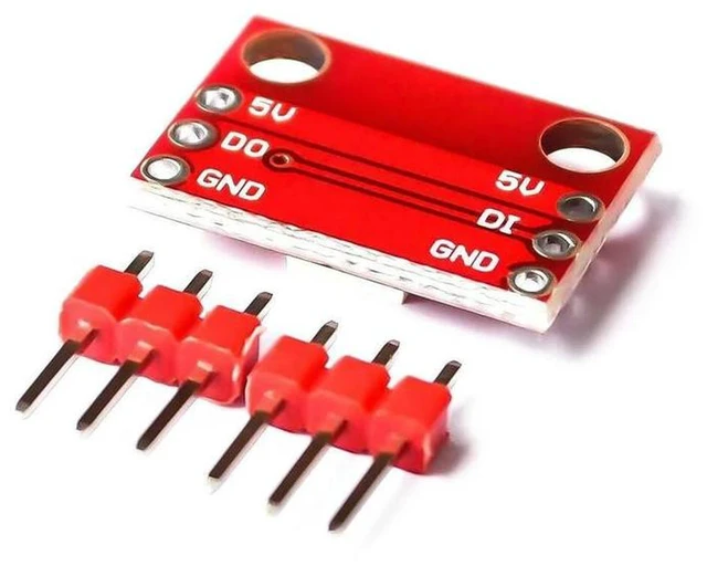 Alt view image 2 of 3 - AJMRTC 10Pcs/Lot WS2812 RGB LED Breakout Module, 5050 Individually Addressable Single Pixel Board, Single-Wire Digital Control, Daisy-Chainable NeoPixel Compatible for Arduino, ESP32, Raspberry Pi Lig