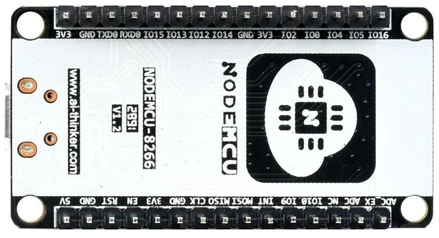Main image of AJMRTC NodeMCU ESP8266 ESP-12E WiFi Development Board, Lua IoT Wireless Module, Micro USB Serial Adapter, Compatible with Arduino IDE, for Smart Home, Sensor Projects, DIY Electronics Prototyping