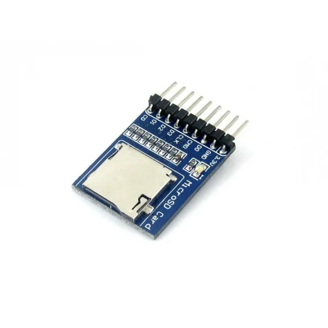 Alt view image 2 of 3 - AJMRTC 2Pcs Micro SD TF Card Module, SPI Interface Memory Card Reader Writer Breakout Board, 3.3V/5V Compatible, for Arduino ESP32 STM32, Data Storage DIY Electronic Projects