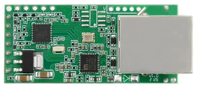 Alt view image 2 of 3 - AJMRTC UART TTL to Ethernet Converter Module, High Speed Stable Low Power Serial to TCP/IP Network Server, TTL Serial Port to Ethernet Adapter for Industrial Data Transmission & IoT Projects
