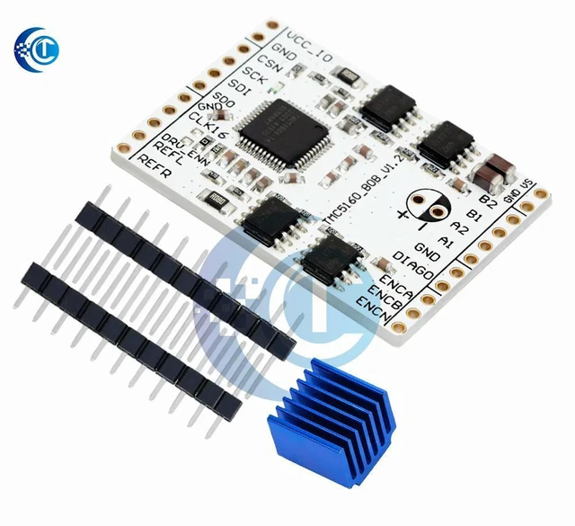 Alt view image 3 of 3 - AJMRTC TMC5160TA-V1.0 BOB High Power Stepper Motor Driver, TMC5160 StepStick Super Silent Step Motor Module with StealthChop & SpreadCycle, 3D Printer Stepper Driver for CNC, Laser Engraving Machines